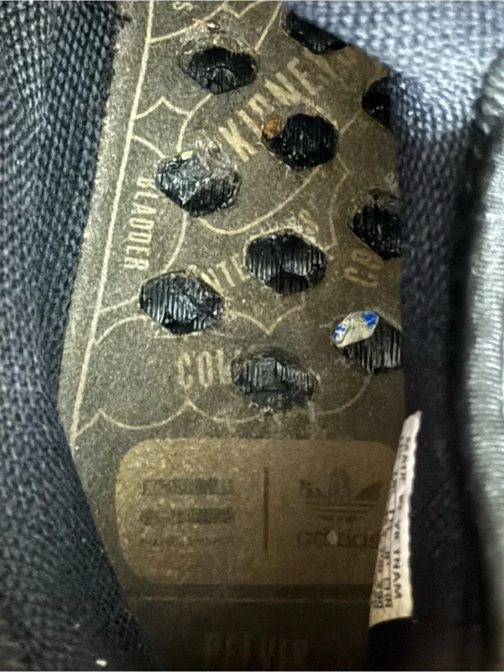 adidas Black Knit Sneakers with Gray Graphic Accents